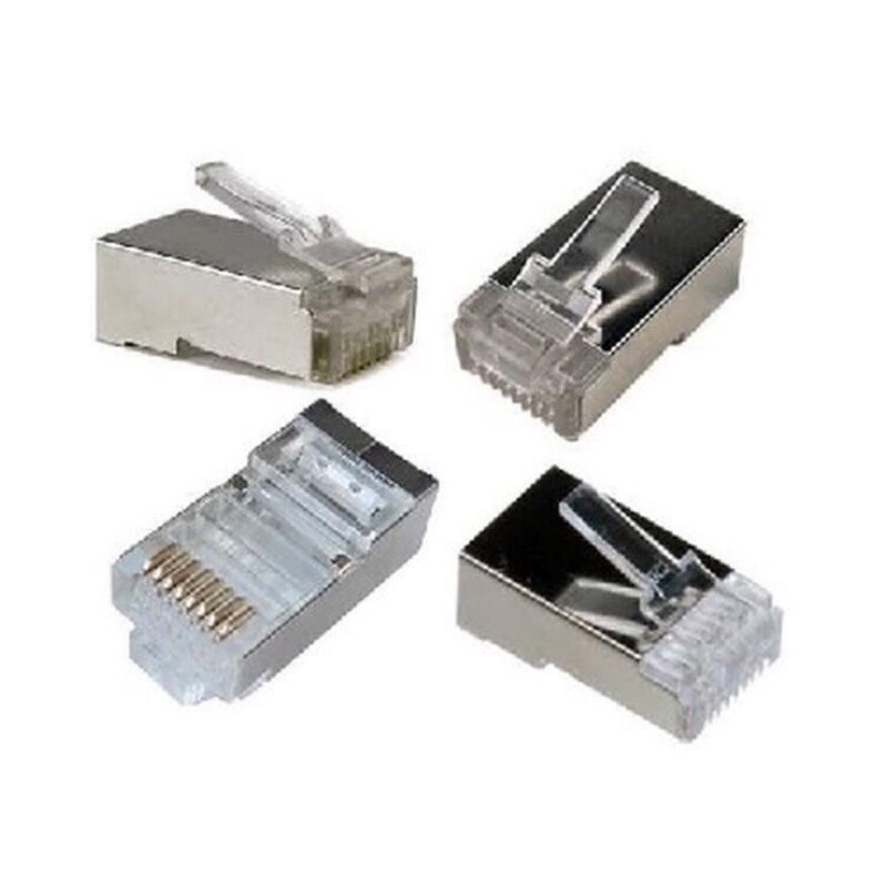 Conector RJ45 Cat5E HLTD-88 Besi (ISI 100PC) Conector RJ45 Cat5E HLTD-88 Besi (ISI 100PC)
