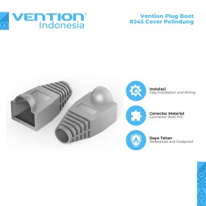 Vention Karet Jack RJ45 Grey isi 100 PC - ICOLH0