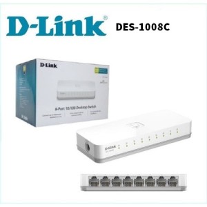 D-Link DES-1008C Hub 8 Port 10/100Mbps
