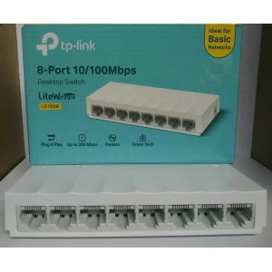 TP-LINK LS1008 HUB 8 PORT 10-100Mbps
