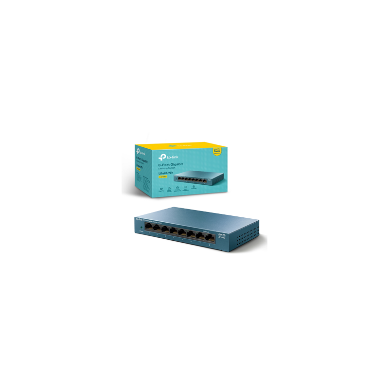 TP-LINK LS108G HUB 8 PORT GIGABIT TP-LINK LS108G HUB 8 PORT GIGABIT