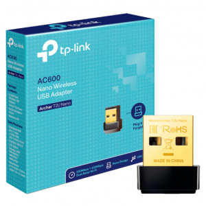 TP-LINK ARCHER T2UNano AC600 WIRELESS DUAL BAND USB ADAPTER