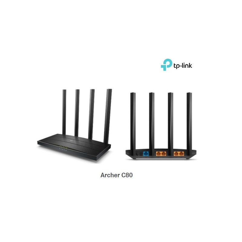TP-LINK ARCHER C80AC1900 Wireless Dual-Band Gigabit Router