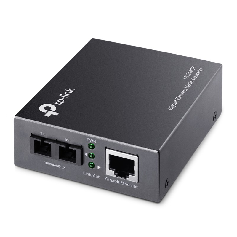 TP-Link MC210CS Gigabit Single-Mode Media Converter TP-Link MC210CS Gigabit Single-Mode Media Converter