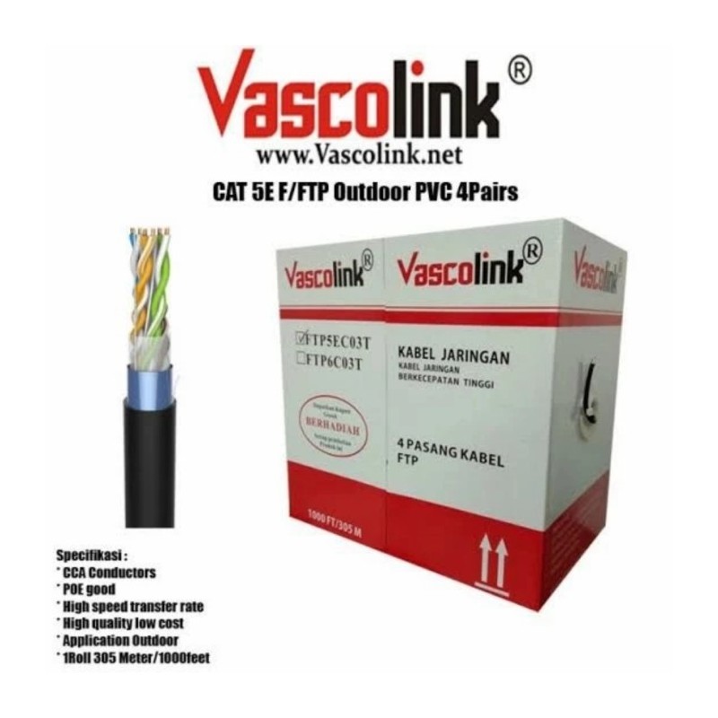 KABEL FTP VASCOLINK CAT5 OUTDOOR