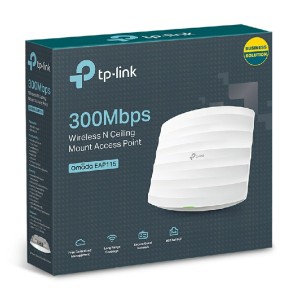 TP-LINK EAP-115 WIRELESS 2.4GHz N300 CEILING MOUNT ACCESS POINT