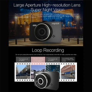Dashcam kamera mobil Anytek A78 kamera dashboard