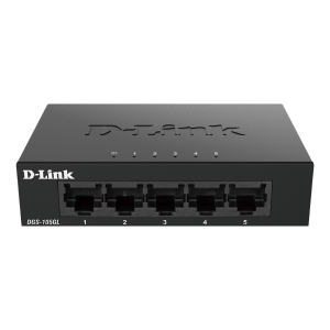 D-LINK DGS-105GL HUB 5 PORT GIGABIT DESKTOP SWITCH 10/100/1000Mbps