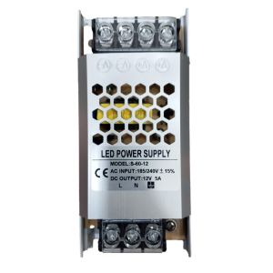 PSU CCTV 12V 5A S-60-12 (TIDAK GARANSI)