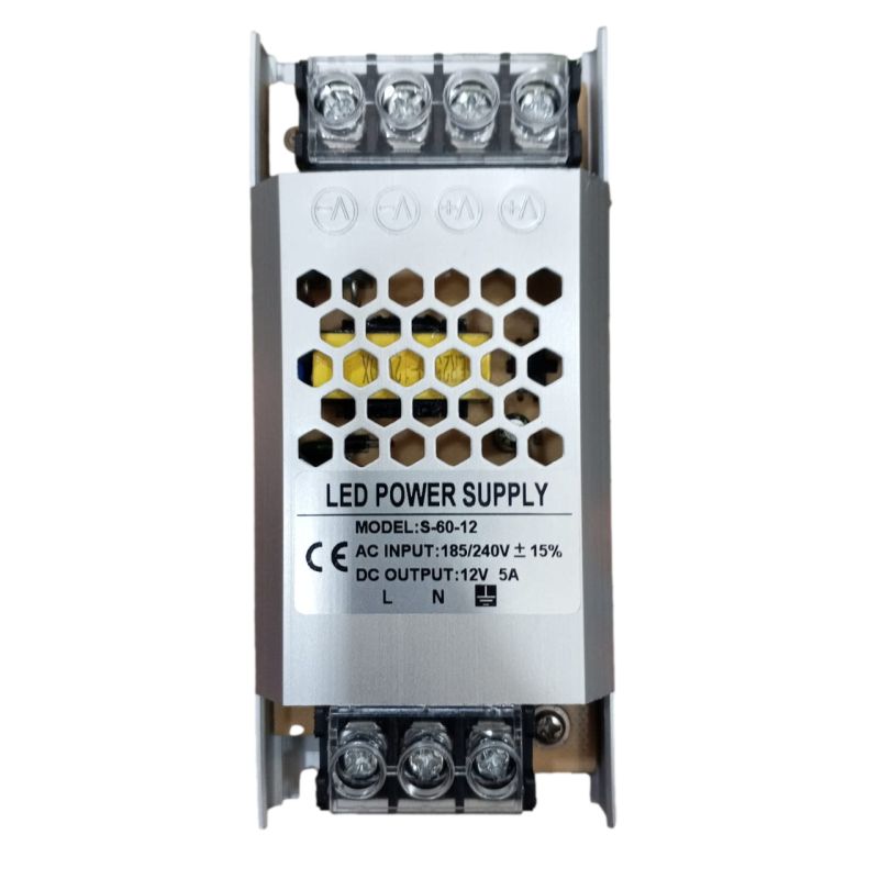 PSU CCTV 12V 5A S-60-12 (TIDAK GARANSI) PSU CCTV 12V 5A S-60-12 (TIDAK GARANSI)