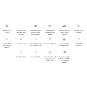 Kamera wireless ezviz outdoor 4mp + 4mp