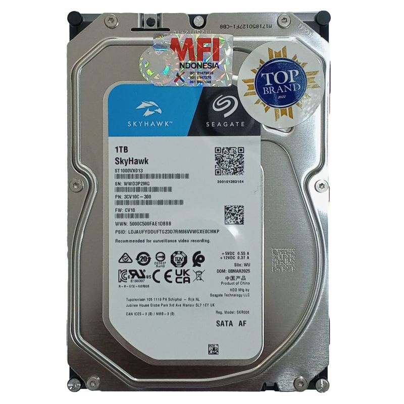 HDD SEAGATE 1TB ST1000VX013 SKYHAWK MFI