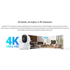 kamera wireless Ezviz indoor TY1 pro 4k/ 8mp
